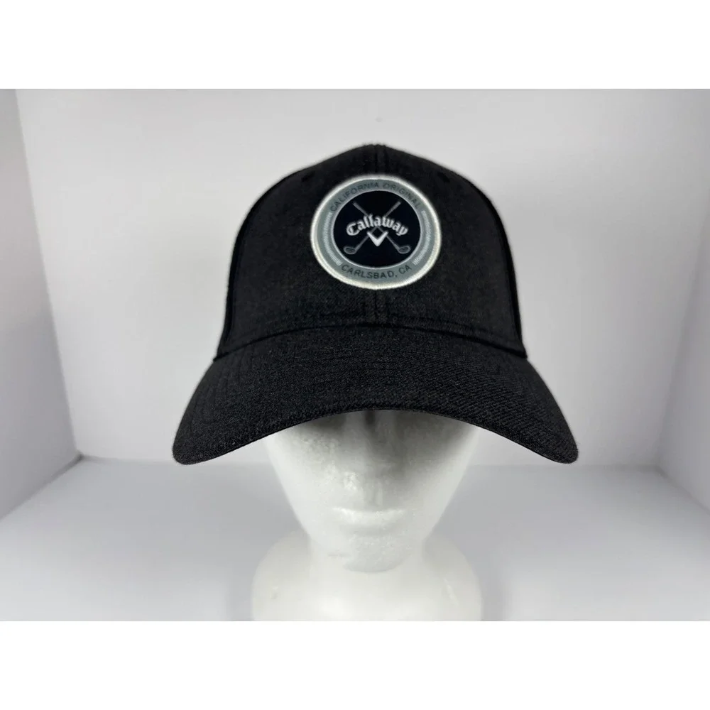 Callaway Golf Hat Mens Black California Original Carlsbad Trucker Snapback Cap